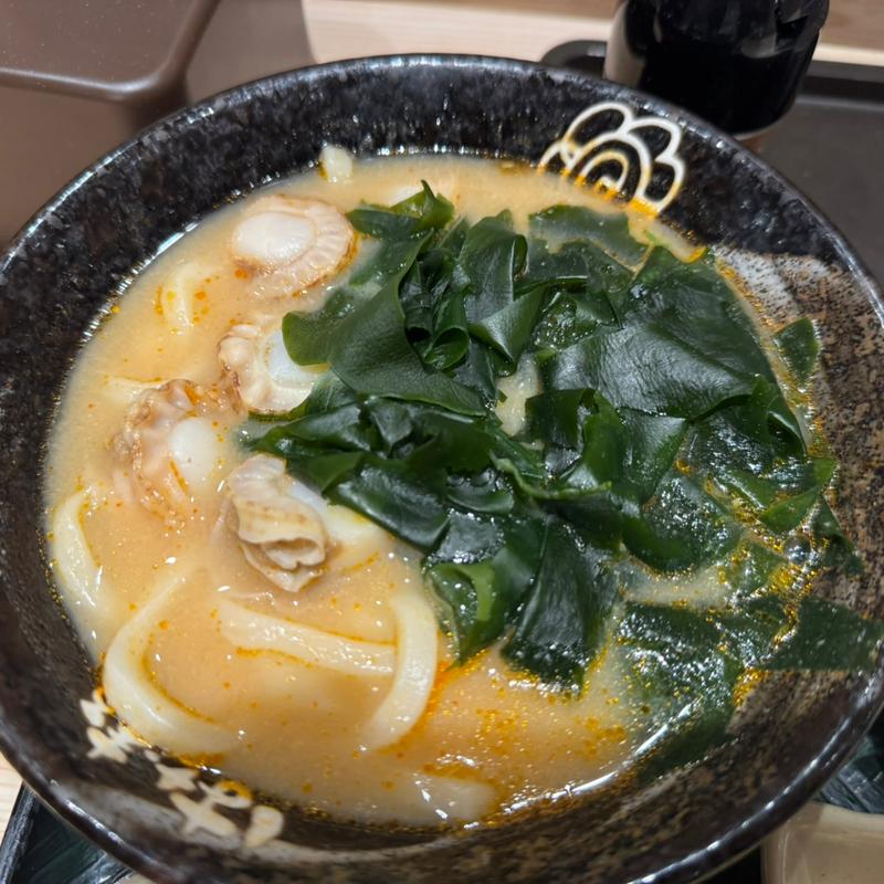 ホタテ味噌バターうどん(はなまるうどん 新宿西口店 )