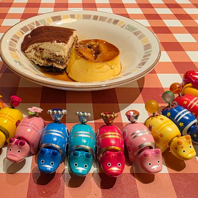 プリンとティラミスクラシコ盛合せ(サイゼリヤ 郡山城清水店 )