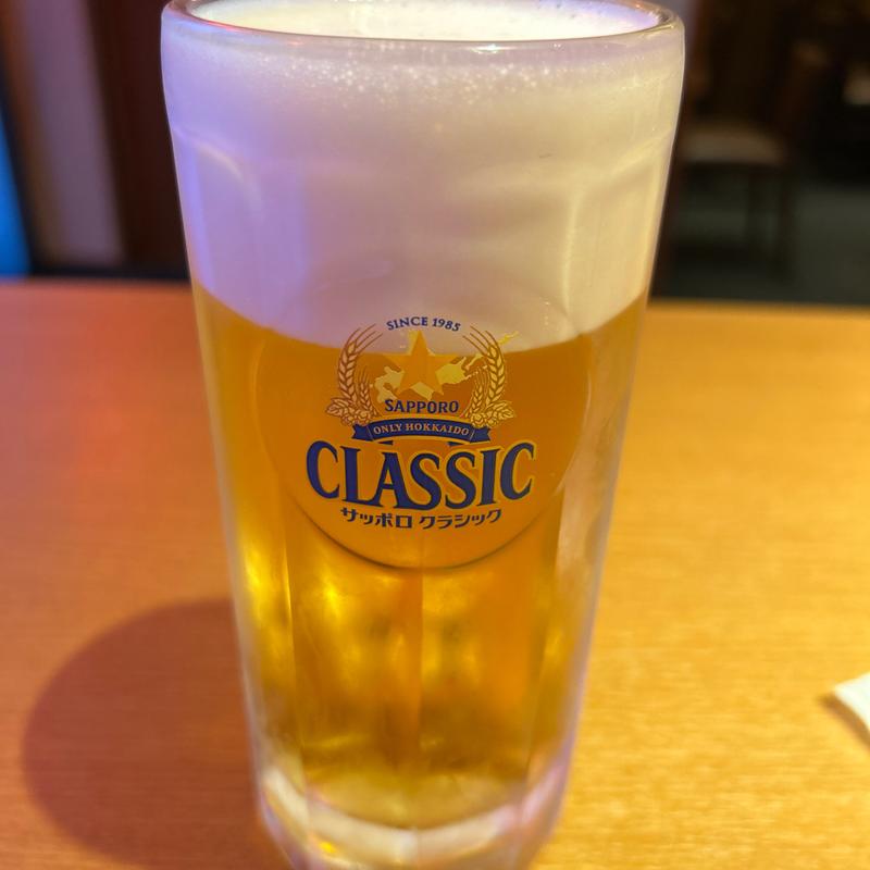 サッポロクラシックジョッキ(大衆酒場おたる三幸道庁前店)