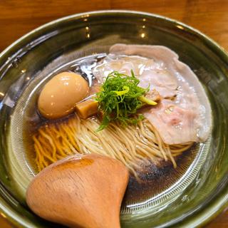 醤油煮干しそば 味玉トッピング