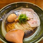 醤油煮干しそば 味玉トッピング