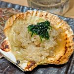 ほたて焼き〆の追いシャリ