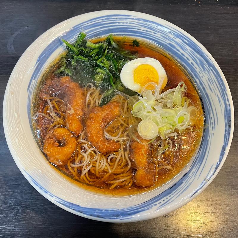 たこ唐揚げそば(文殊 両国駅前店 )