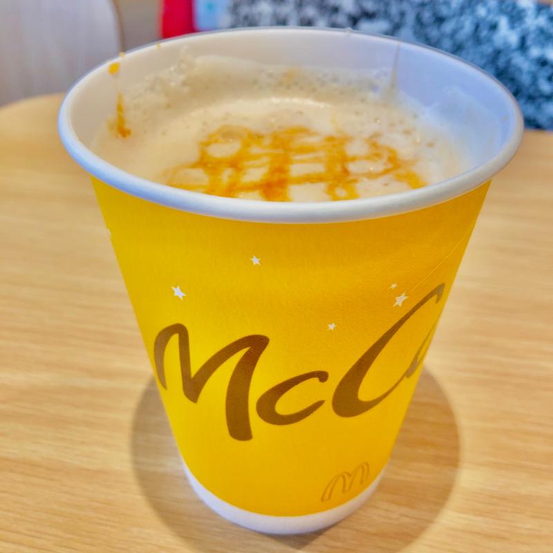 キャラメルラテM(マクドナルド伏見新堀川通り店)
