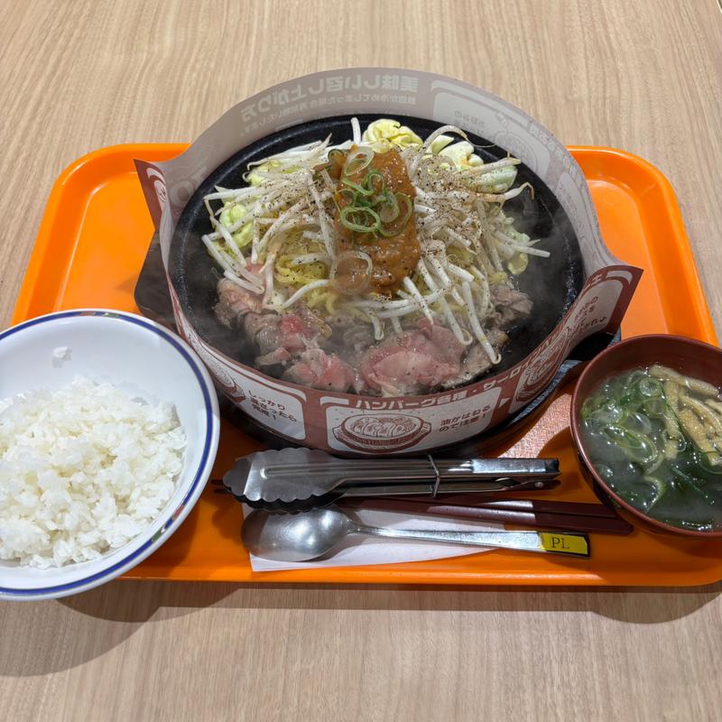 牛ニンニク辛味噌定食(ペッパーランチ イオンモール岡崎店)