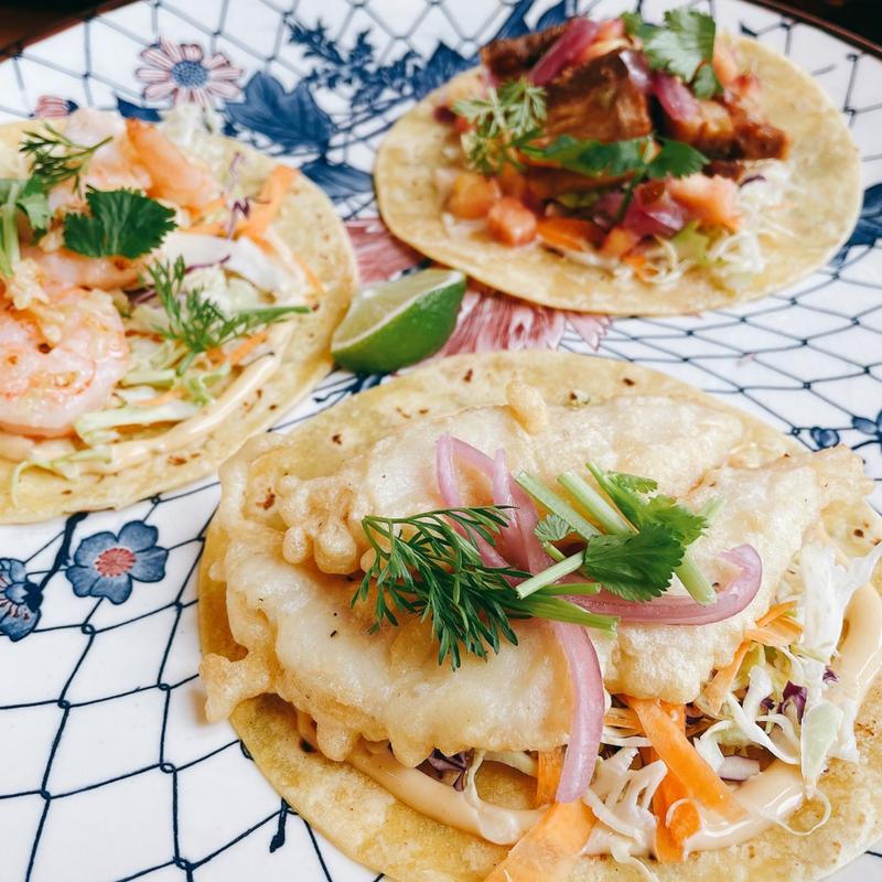 3種のタコス食べ比べ(タコス屋sachi-ta)