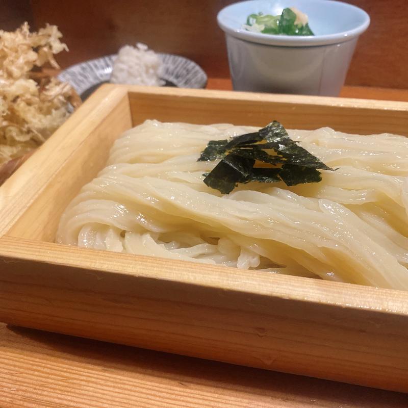 ざる　ごぼう天(萬田次郎)