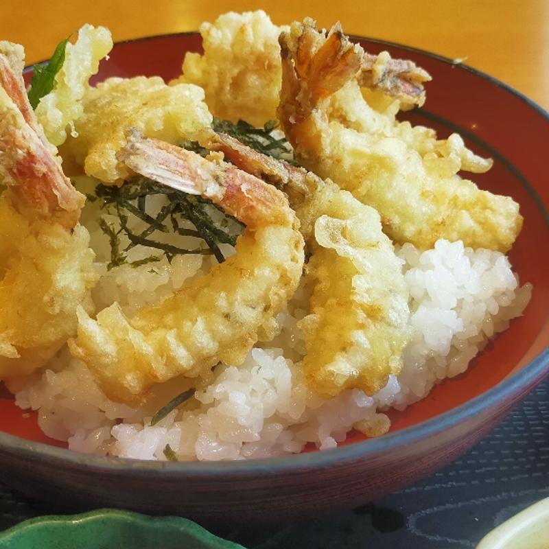 もさえび天丼(賀露港 市場食堂)