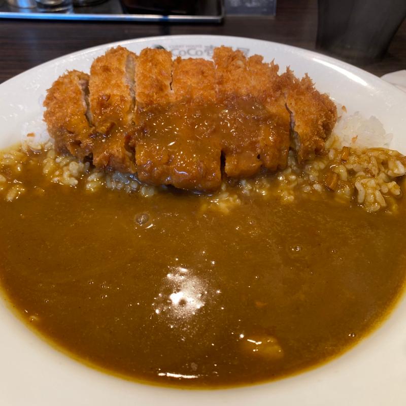 手仕込とんかつカレー(CoCo壱番屋 福岡空港東店)