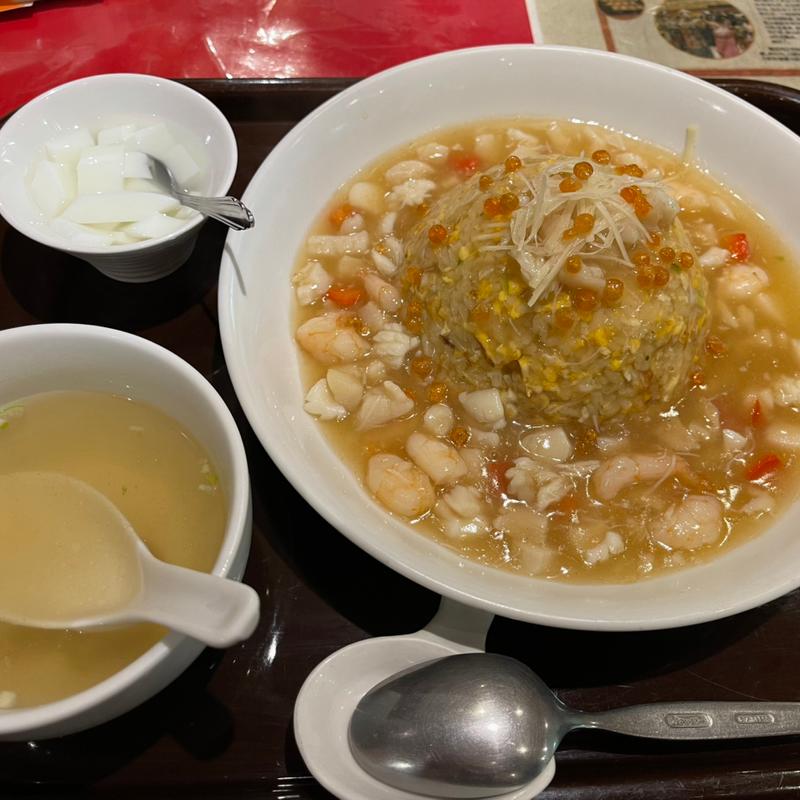 海鮮あんかけチャーハン(龍口酒家 本店)