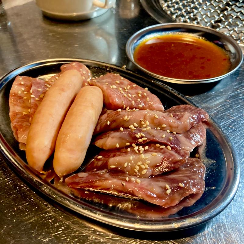 万福定食(ドラム缶酒場 ホルモン万福)