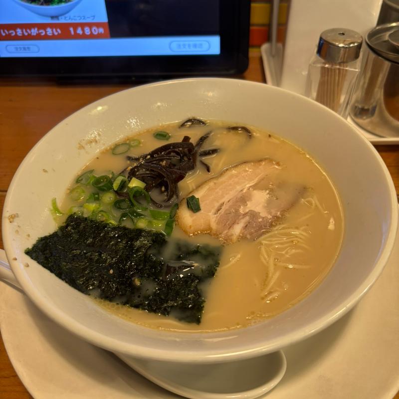 まるきんラーメン(博多ラーメンまるきん中延店)