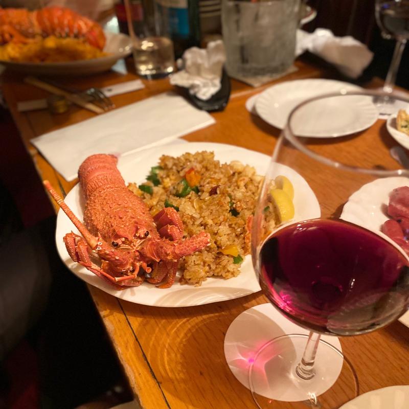 伊勢海老のジャンバラヤ(スウィング銀座)