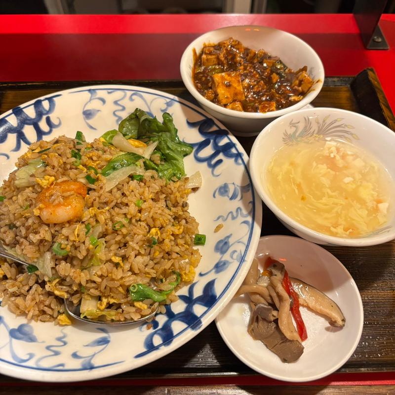 炒飯ミニ麻婆豆腐セット(陳麻婆豆腐 麺飯館 新宿京王モール店)