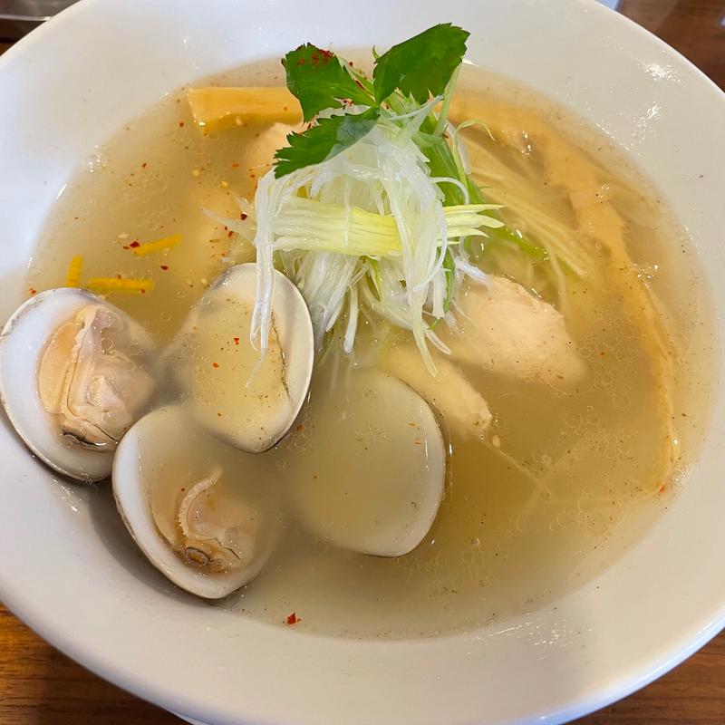 はまぐりのゆず塩らぁ麺(麺彩キッチン あひる食堂)