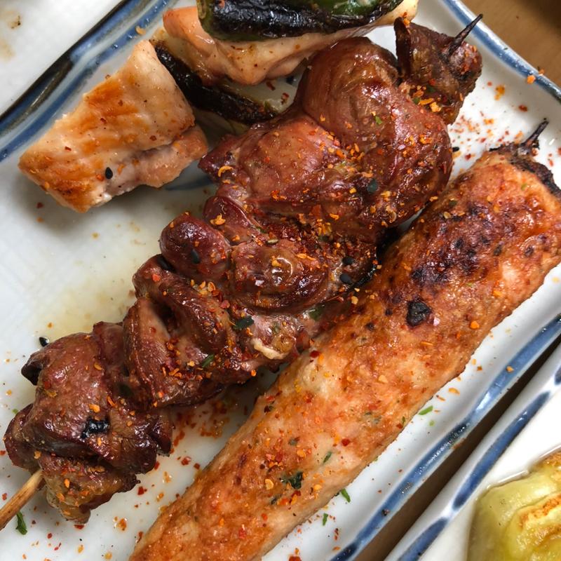 焼き鳥盛り合わせ(鳥竹総本店)