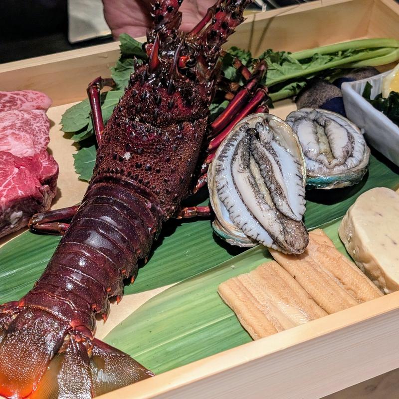 極み(明水然・楽 おまかせ鉄板焼き)