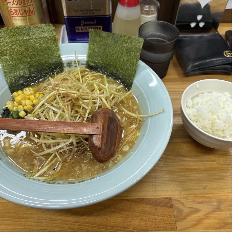 味噌ネギラーメン　半ライス(ラーメンショップ椿 松伏店)