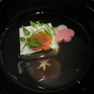 菜の花の真薯(よもぎ)