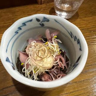 ホタルイカのもずく酢