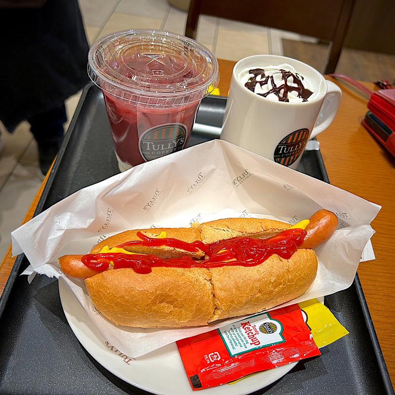 ボールパークドッグ プレーンセット(タリーズコーヒー 仙台パルコ2店)