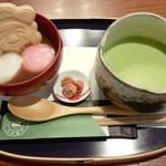 出雲ぜんざい抹茶セット