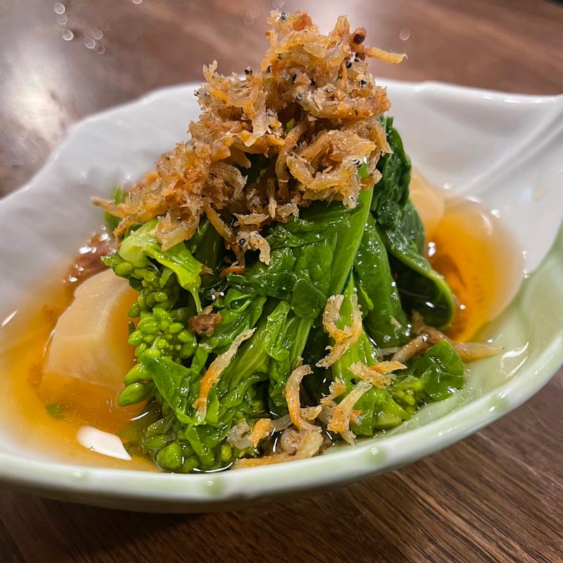 菜の花と蕪のお浸し(のげちゃん)