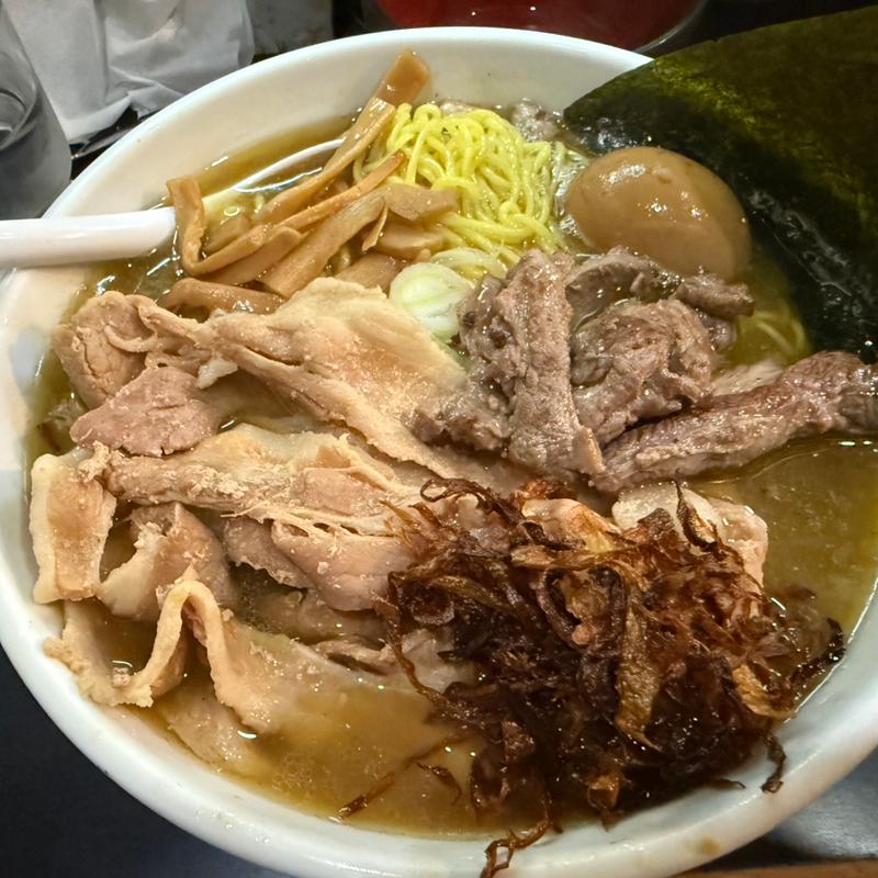 猪10kg 100SP大盛り、つけ玉(一条流がんこ総本家分家荒木町)