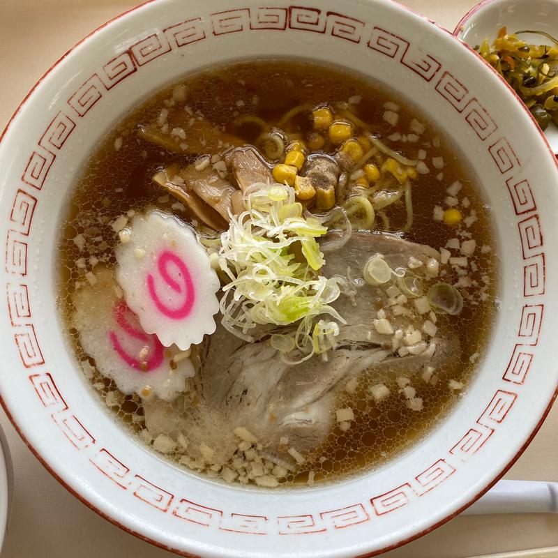 醤油ラーメン(きそふくしまスキー場　白山 （はくさん）)