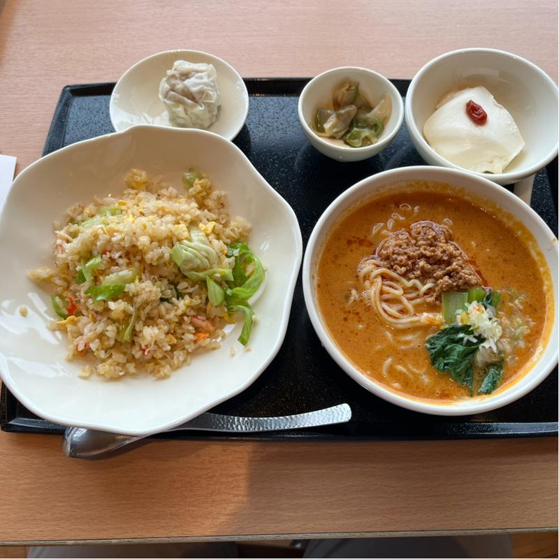 担々麺セット(南国酒家 羽田空港店)