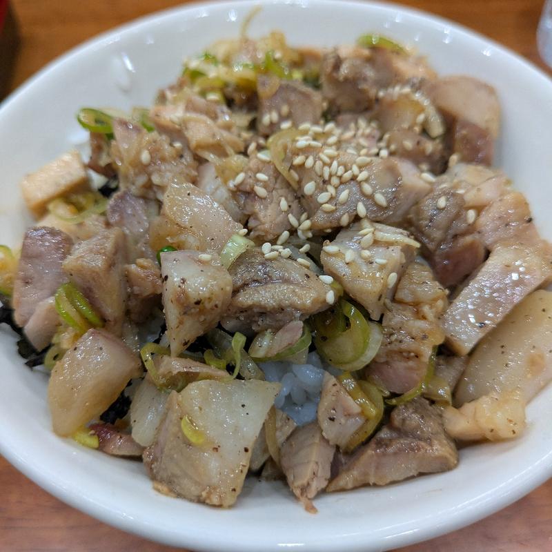 チャーシュー丼(めん屋 神風)