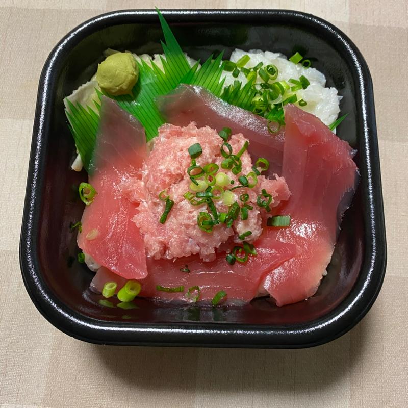 まぐろネギトロ➕縁側丼(浜とみ丼丸 津島店)