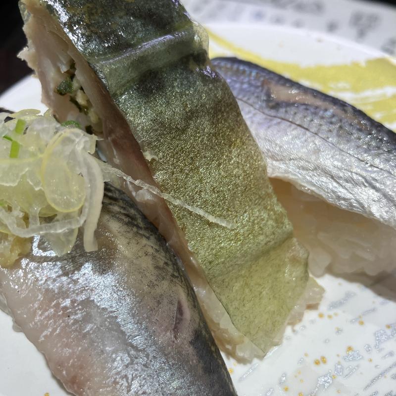 光り物三貫(寿司活 ジョイナス横浜店)