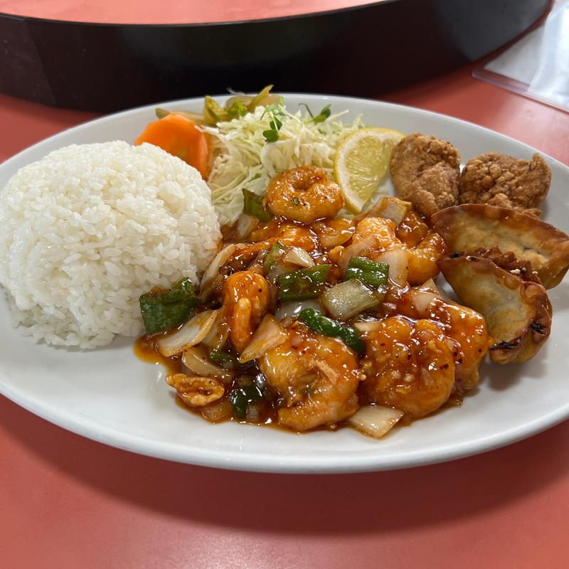 エビチリランチ(貫麗飯店 （カンレイハンテン）)
