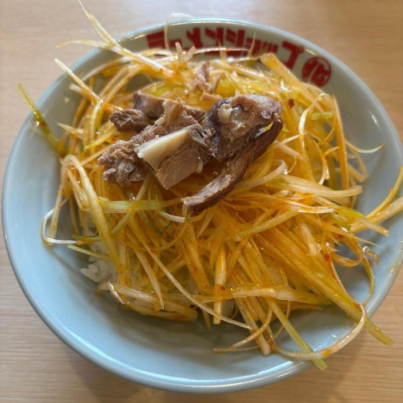 ネギ丼(ラーメンショップ○化 飯岡灯台店)