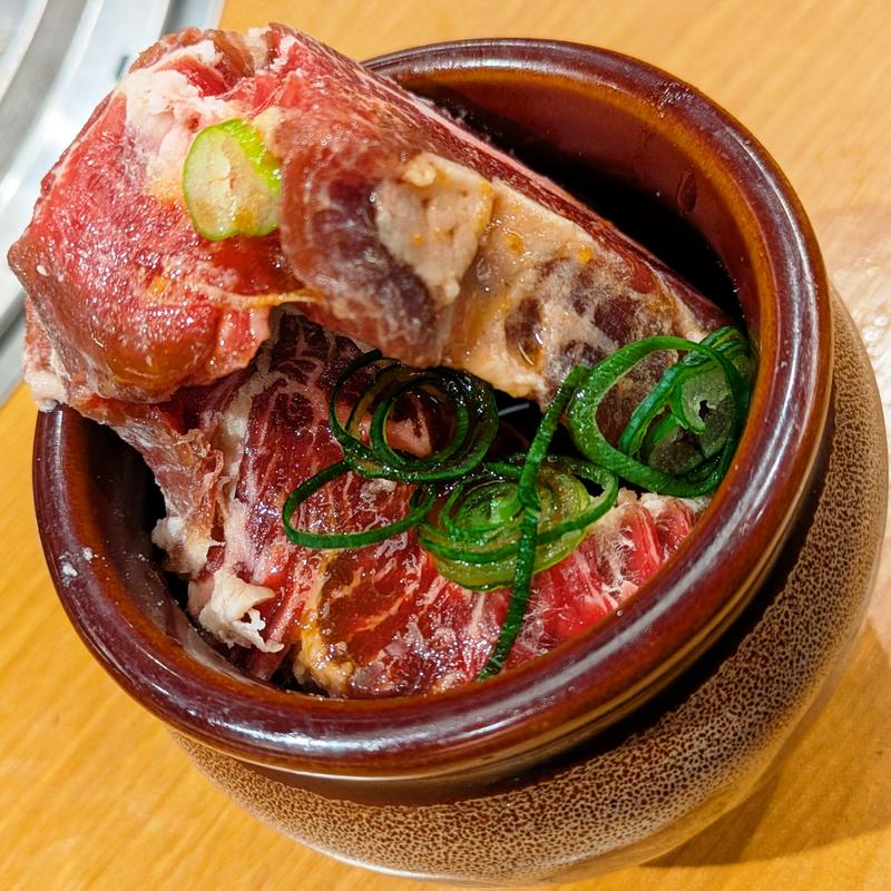 歓喜のドラゴンハラミ(幸せの焼肉食べ放題 かみむら牧場 京急蒲田第一京浜側道店)