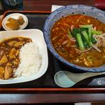 担々麺＋麻婆丼(味仙 虎ノ門店)