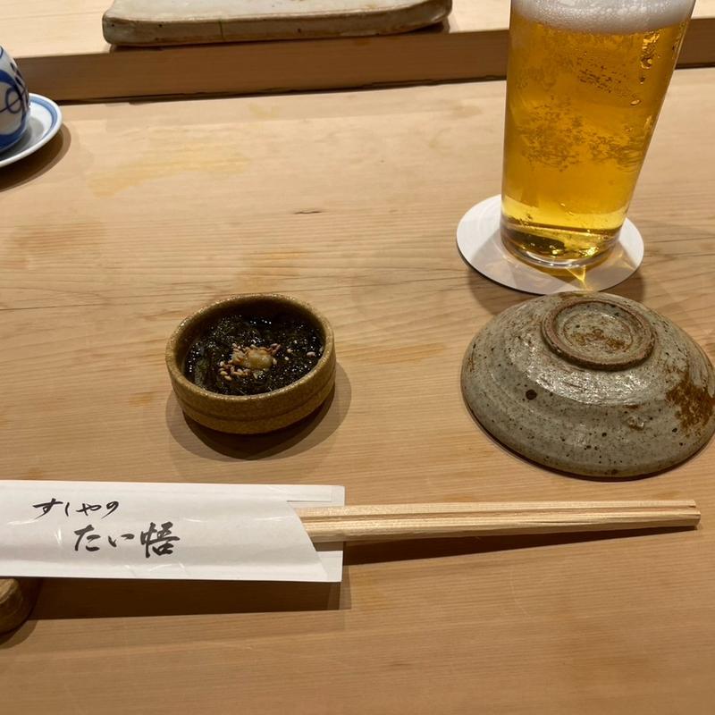 ビール(すしやのたい悟)