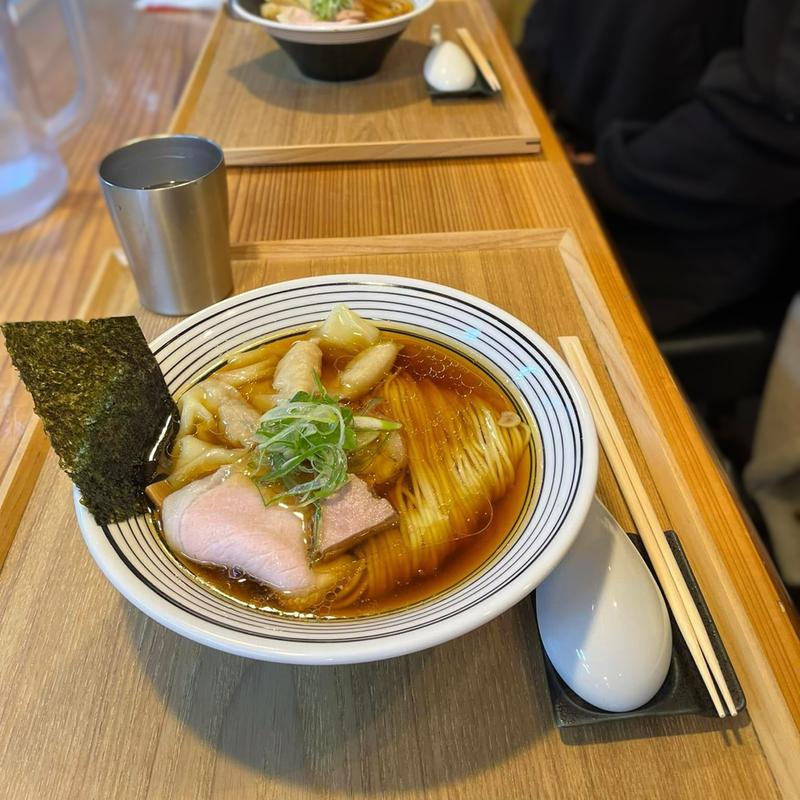 ワンタン中華そば(麺道千鶏)