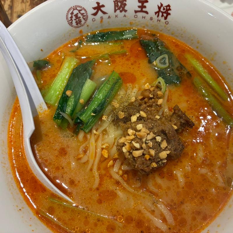 四川担々麺餃子セット(大阪王将 末広町店)