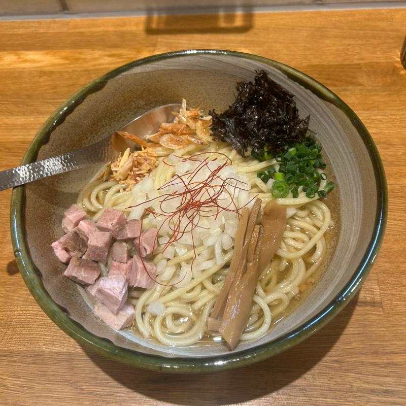 限定　海老まぜそば(麺や結)