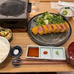 炙り牛かつ定食(米えにし　土鍋炊きごはん定食)