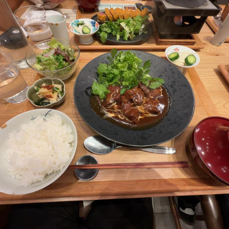 タンシチュー(米えにし　土鍋炊きごはん定食)