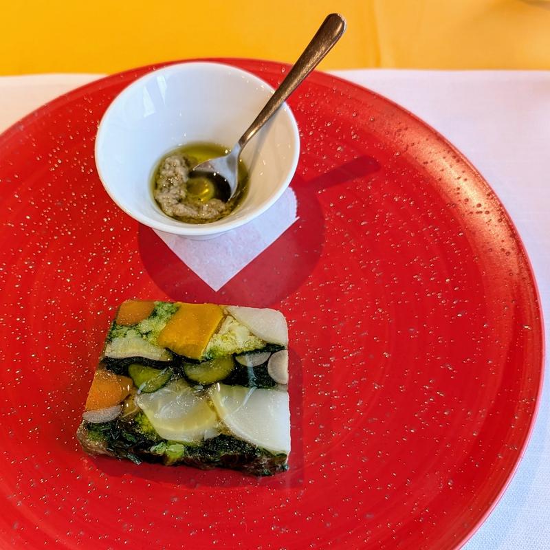 野菜のテリーヌ(トラットリア・コッレ 人形町)