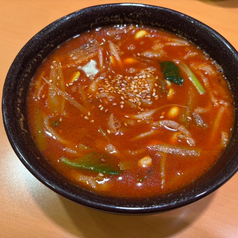 ユッケジャンスープ(焼肉 やわら)