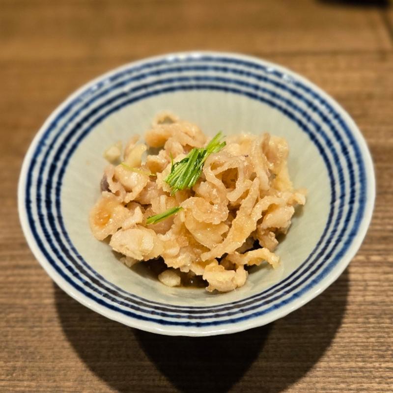 ひね皮ポン酢(炭火焼鳥 とり将)