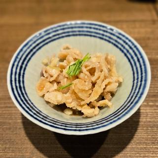 ひね皮ポン酢(炭火焼鳥 とり将)