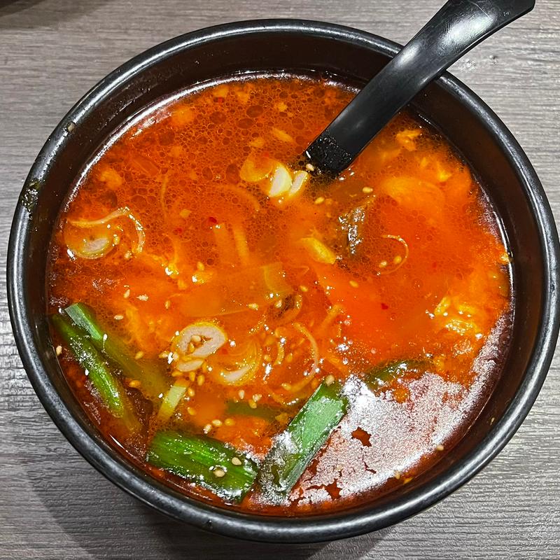 カルビスープ(焼肉スタミナ苑 月島店（YAKINIKU SUTAMINAEN TSUKISHIMA）)