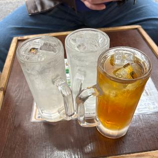 かぼすサイダーサワー(鶏＆デリ戸越銀座)
