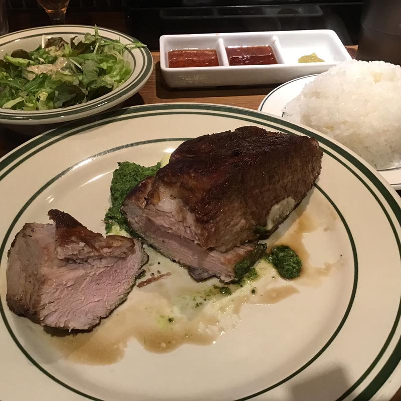 富士山セット(マロリーポークステーキ)